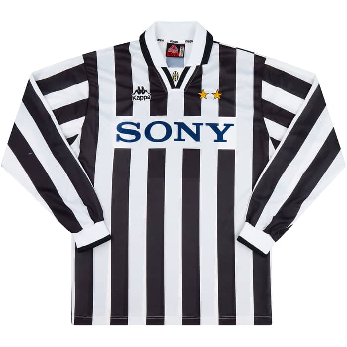 1995-97 Juventus Home L/S Shirt #9 - 7/10 - (XL)