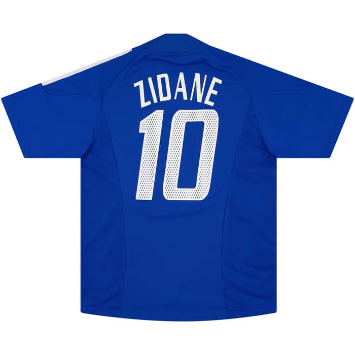 2002-04 France Home Shirt Zidane #10