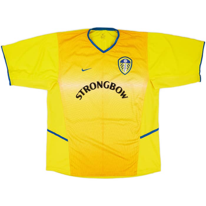 2002-03 Leeds United Away Shirt Bridges #8 - 8/10 - (XL)