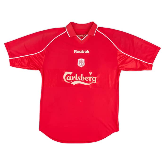2000-02 Liverpool Home Shirt Fowler #9 - Very Good 6/10 - (M)