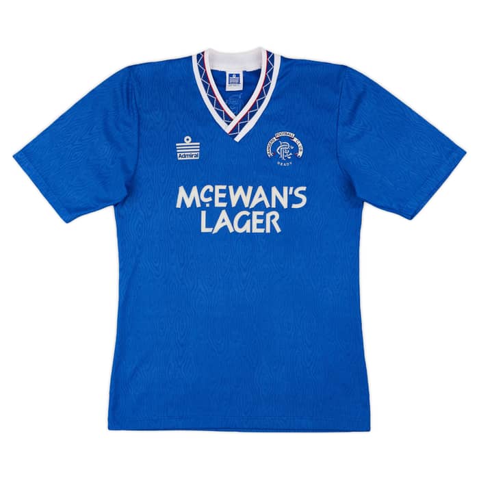 1990-92 Rangers Home Shirt - 8/10 - (S)