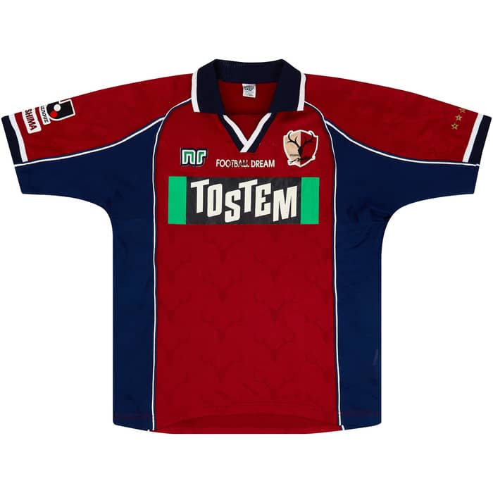 2001 Kashima Antlers Signed Home Shirt - 6/10 - (L)