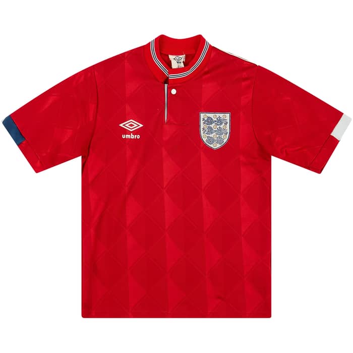 1988-89 England Away Shirt - 9/10 - (M.Boys)