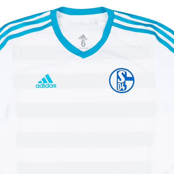 2016-17 Schalke Player Issue Away L/S Shirt - 8/10 - (S)