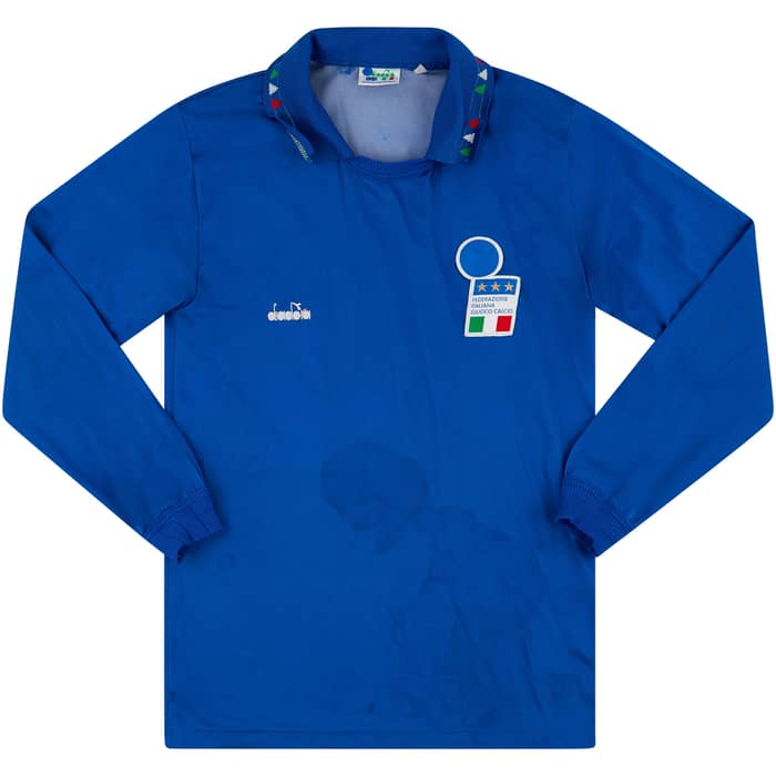 1992-93 Italy Home L/S Shirt - 5/10 - (M)