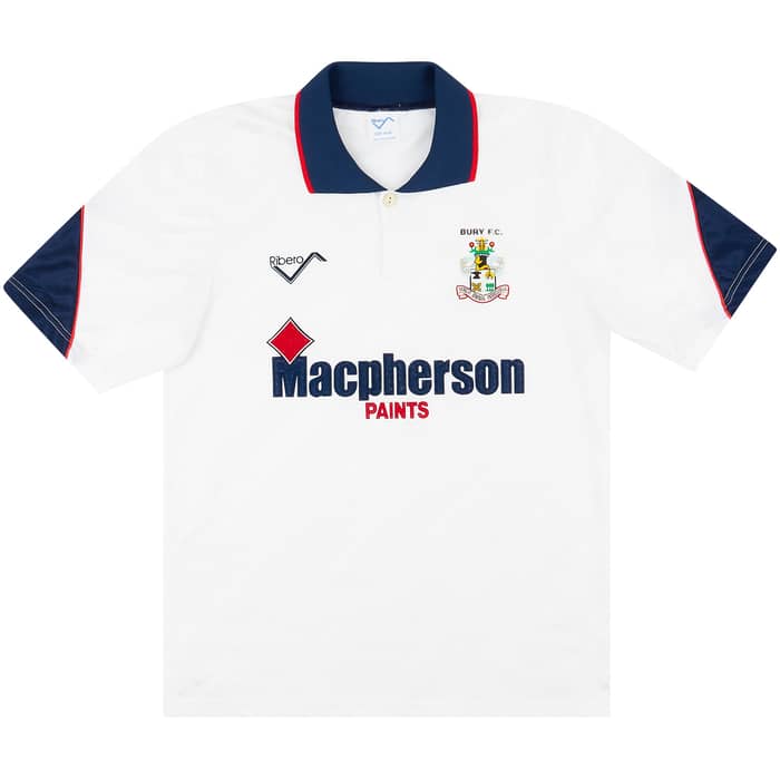 1990-91 Bury Home Shirt - 8/10 - (S)
