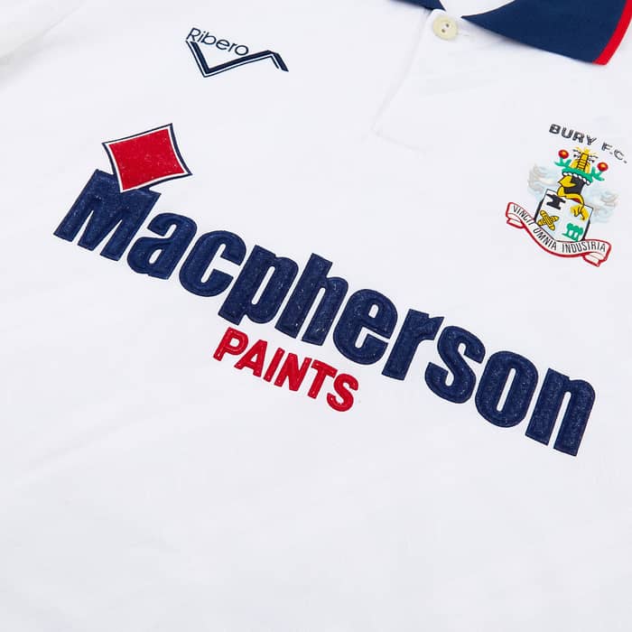 1990-91 Bury Home Shirt - 8/10 - (S)