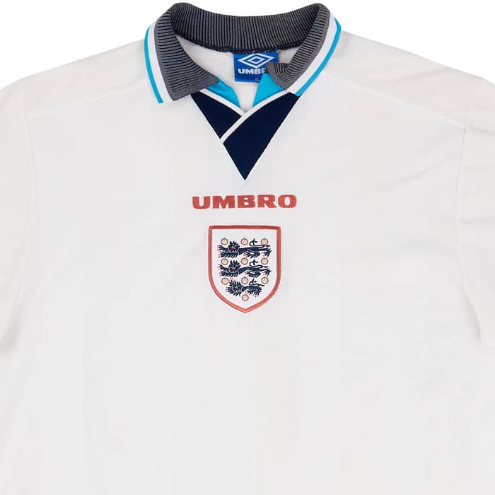 1995-97 England Home Shirt - 5/10 - (XL)