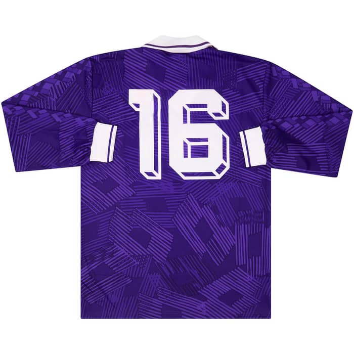 1991-92 Fiorentina Home L/S Shirt #16 *New w/Defects* L