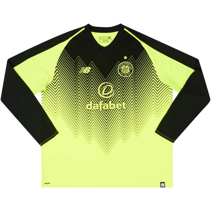 2018-19 Celtic Third L/S Shirt - 8/10 - (XXL)