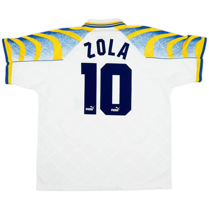 1995-97 Parma Home Shirt Zola #10 - 8/10 - (XL)