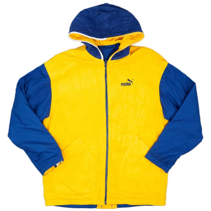 1997-98 Parma Puma Reversible Hooded Track/Fleece Top - 9/10 - (L)