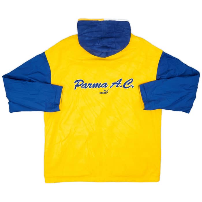 1997-98 Parma Puma Reversible Hooded Track/Fleece Top - 9/10 - (L)
