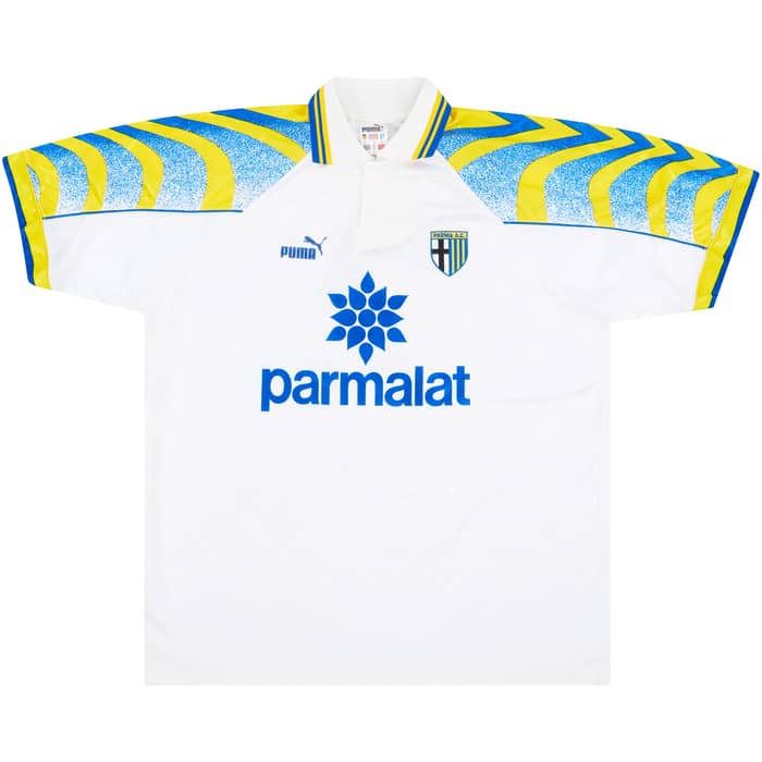 1995-96 Parma Match Worn Home Shirt #18 (Ferrante) v Anderlecht