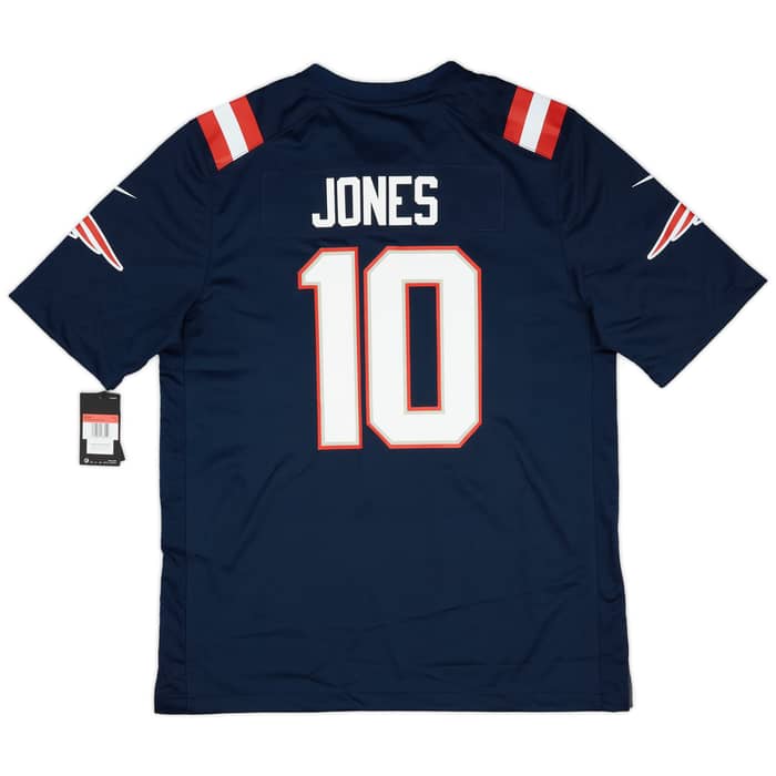 2021-23 New England Patriots Jones #10 Nike Game Home Jersey (L)
