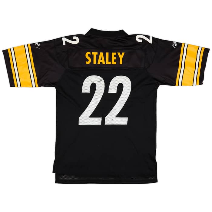 2005-06 Pittsburgh Steelers Staley #22 Reebok On Field Home Jersey (Very Good) M