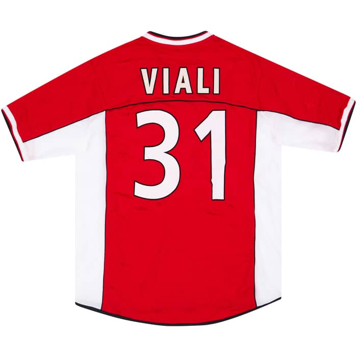 2002-03 Perugia Match Issue Home Shirt Viali #31 (v Chievo)