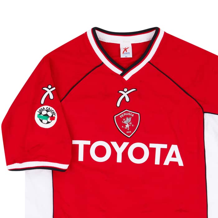 2002-03 Perugia Match Issue Home Shirt Viali #31 (v Chievo)