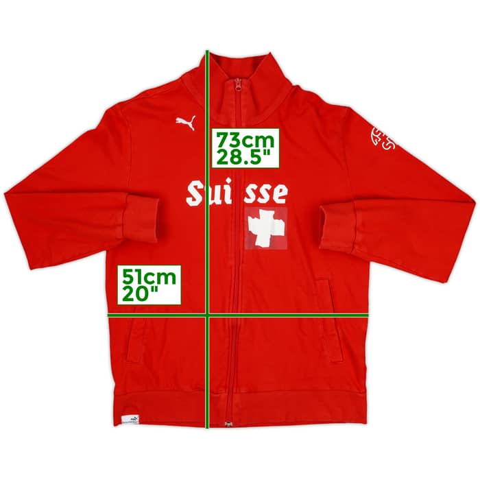 2010-12 Switzerland Puma Hooded Track Jacket - 8/10 - (M)
