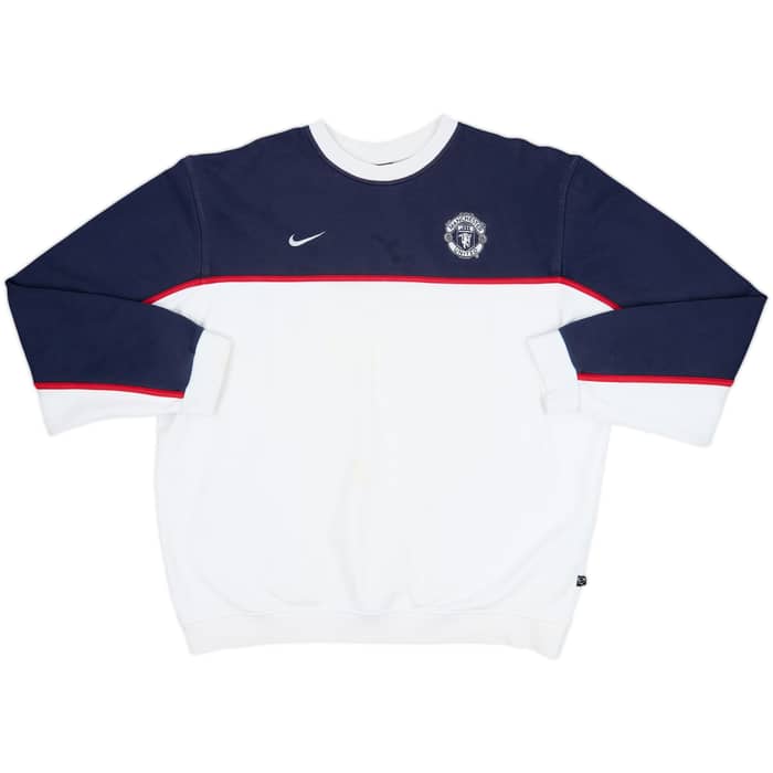 2003-04 Manchester United Nike Sweat Top - 6/10 - (XL)
