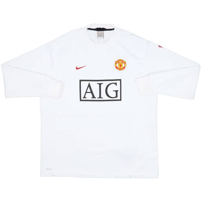2009-10 Manchester United Nike Sweat Top - 8/10 - (XL)