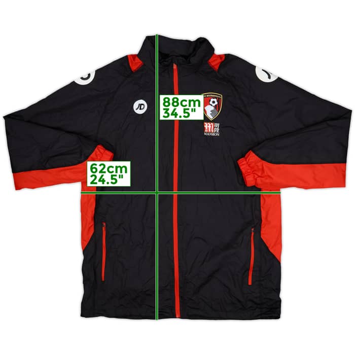 2015-16 Bournemouth JD Hooded Rain Jacket - 8/10 - (XL)