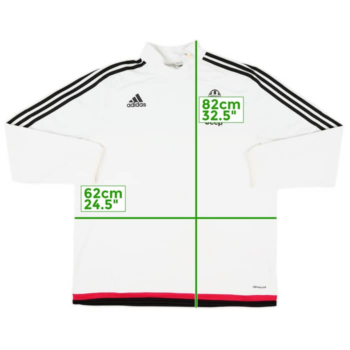 2015-16 Juventus adidas 1/4 Zip Drill Top - 6/10 - (XL)