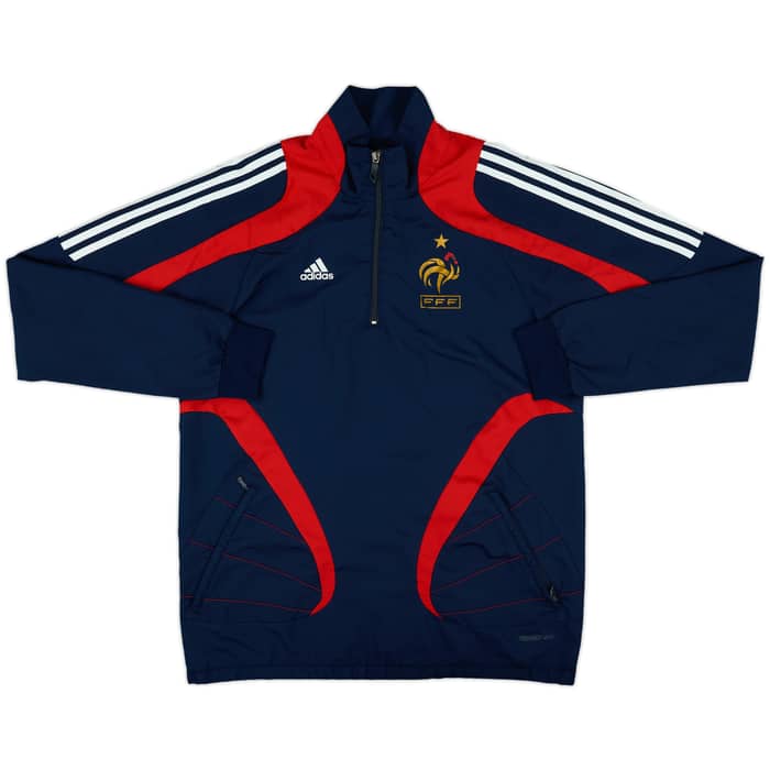 2007-08 France Player Issue Formotion 1/4 Zip Drill Top - 8/10 - (S)