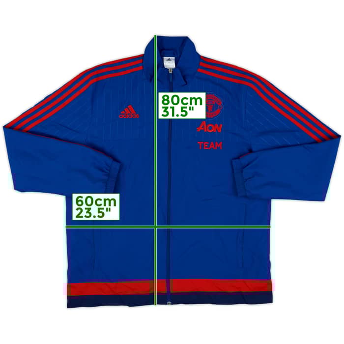 2015-16 Manchester United adidas Track Jacket - 10/10 - (L)