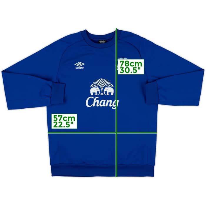 2015-16 Everton Umbro Sweat Top - 9/10 - (XXL)
