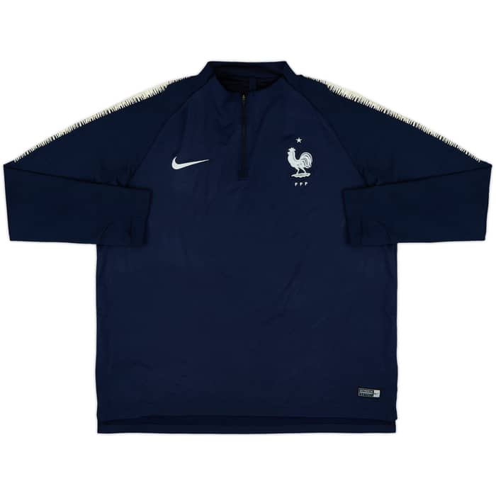 2018-19 France Nike 1/4 Zip Drill Top - 8/10 - (XL)