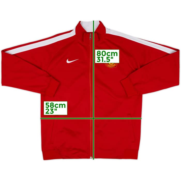 2014-15 Manchester United Nike Track Jacket - 8/10 - (XL)