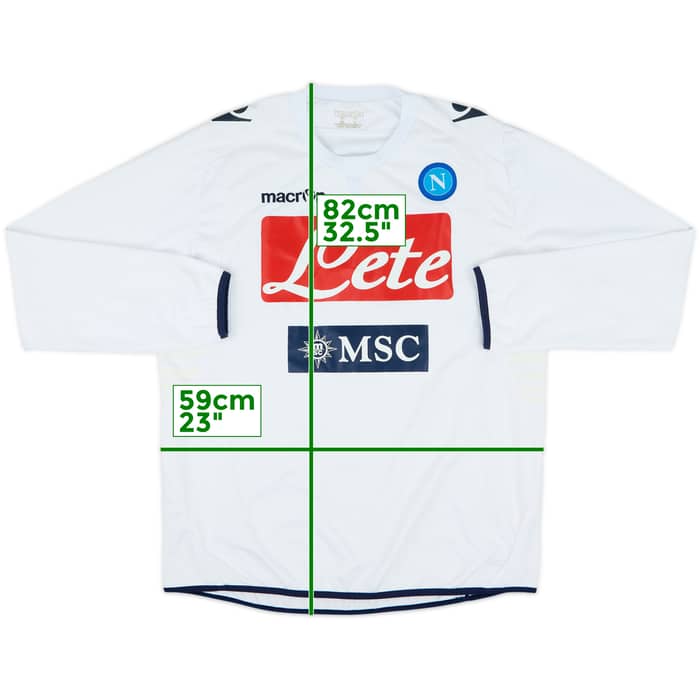 2013-14 Napoli Macron Sweat Top - 7/10 - (XL)