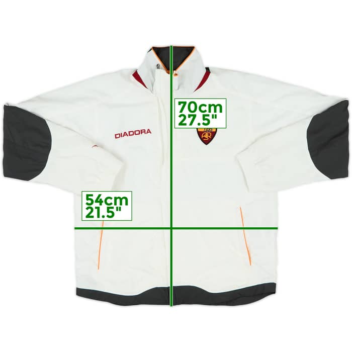 2005-06 Roma Diadora Track Jacket - 8/10 - (S)