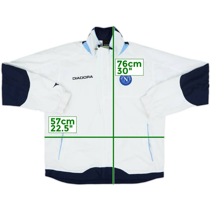 2006-07 Napoli Diadora Track Jacket - 8/10 - (M)