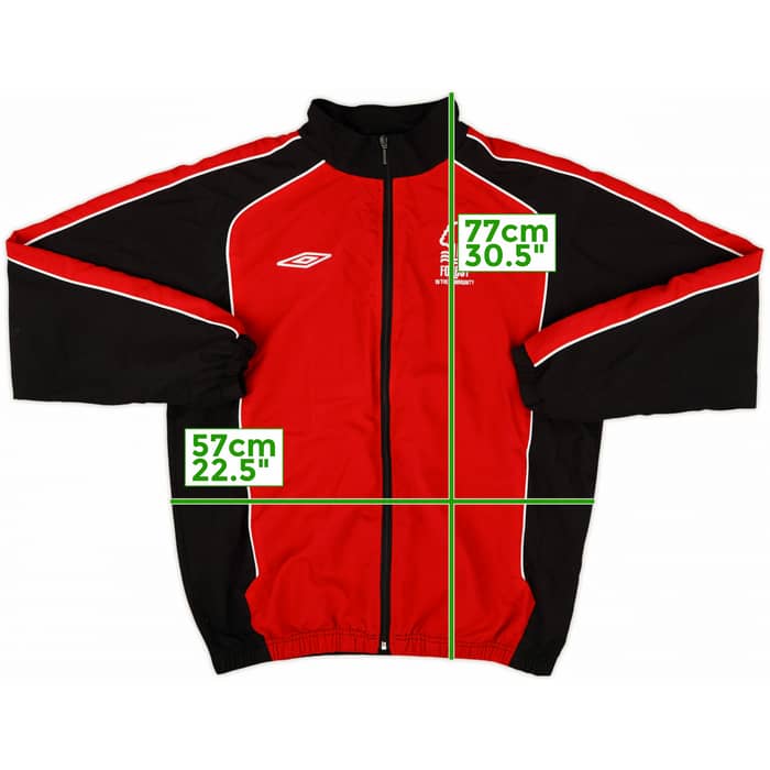 2003-04 Nottingham Forest In The Community Umbro Track Jacket - 9/10 - (L)