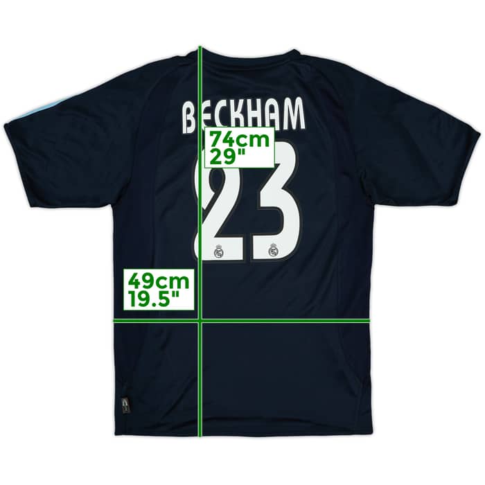 2003-04 Real Madrid Away Shirt Beckham #23 - 10/10 - (S)