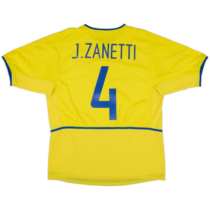 2002-03 Inter Milan Third Shirt Zanetti #4 - 8/10 - (L)