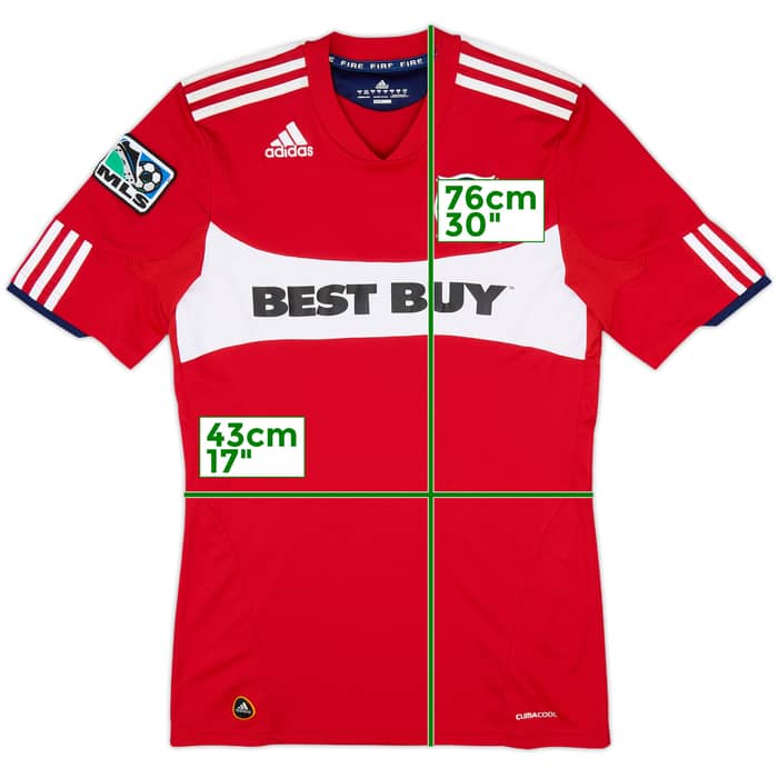 2011 Chicago Fire Home Shirt - 8/10 - (S)