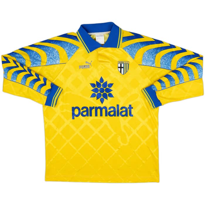 1995-96 Parma Third L/S Shirt Zola #10 - 7/10 - (S)