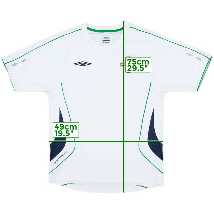 2006-07 Northern Ireland Umbro Training Shirt - 6/10 - (M)