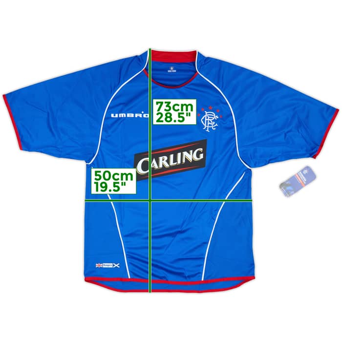2005-06 Rangers Home Shirt (M)