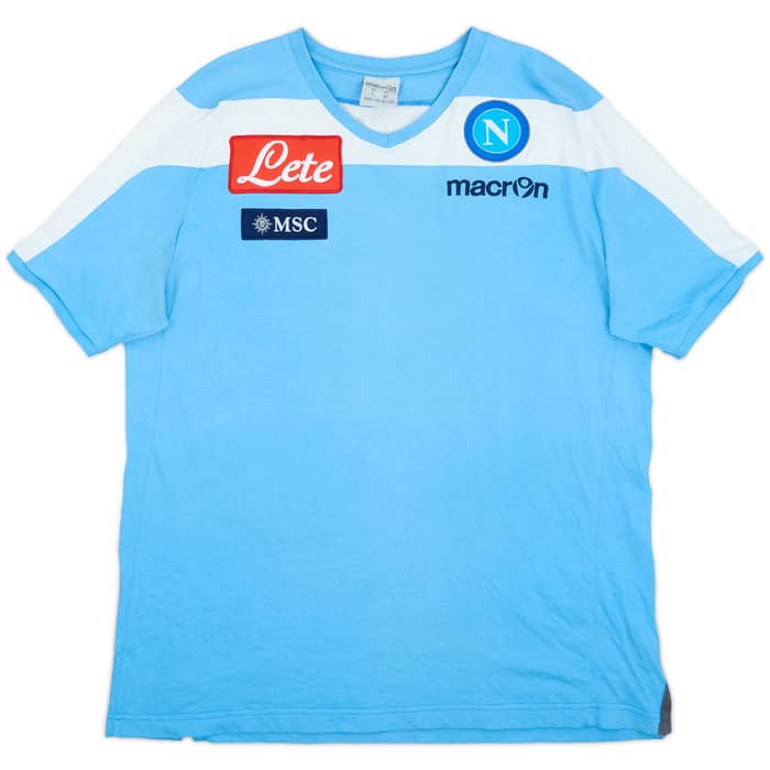 2012-13 Napoli Macron Training Shirt - 8/10 - (L)