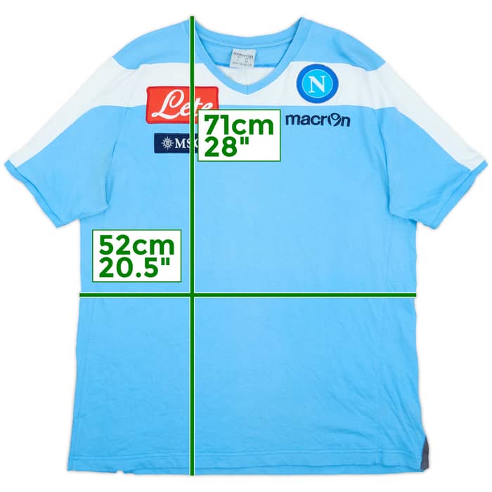 2012-13 Napoli Macron Training Shirt - 8/10 - (L)