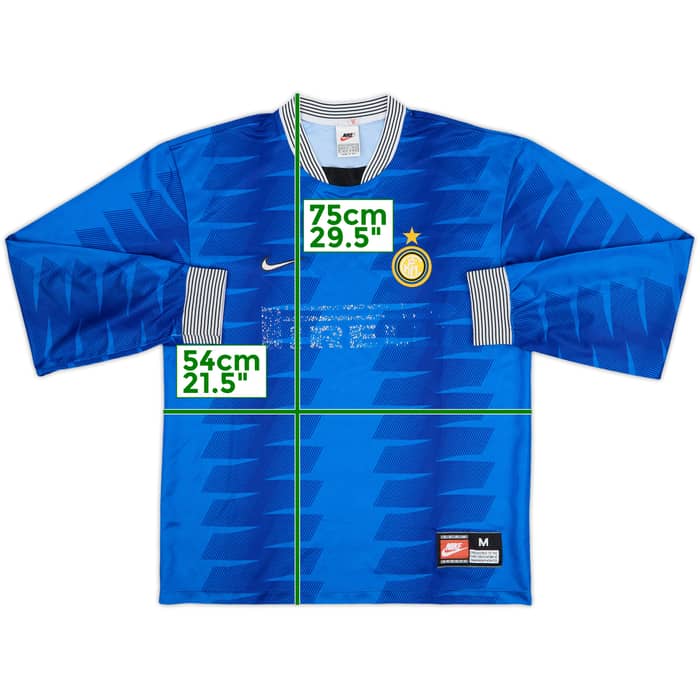 1997-98 Inter Milan Nike Training L/S Shirt - 4/10 - (M)