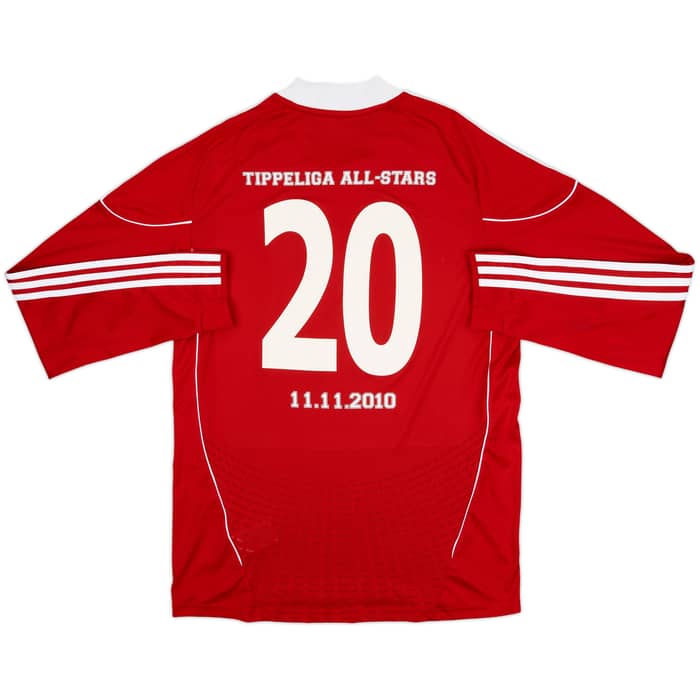 2010-11 Tippeligaen All Stars 'Roar Strand Testimonial' L/S Shirt #20 - 8/10 - (L)