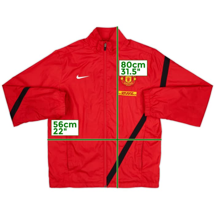 2011-12 Manchester United Nike Track Jacket - 8/10 - (M)