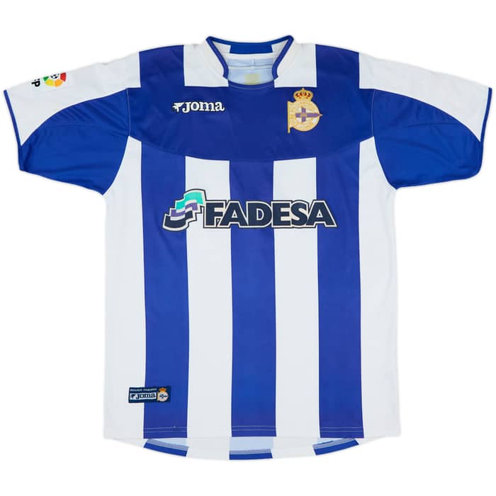 2003-04 Deportivo de La Coruna Home Shirt D.Tristan #9 - 4/10 - (L)