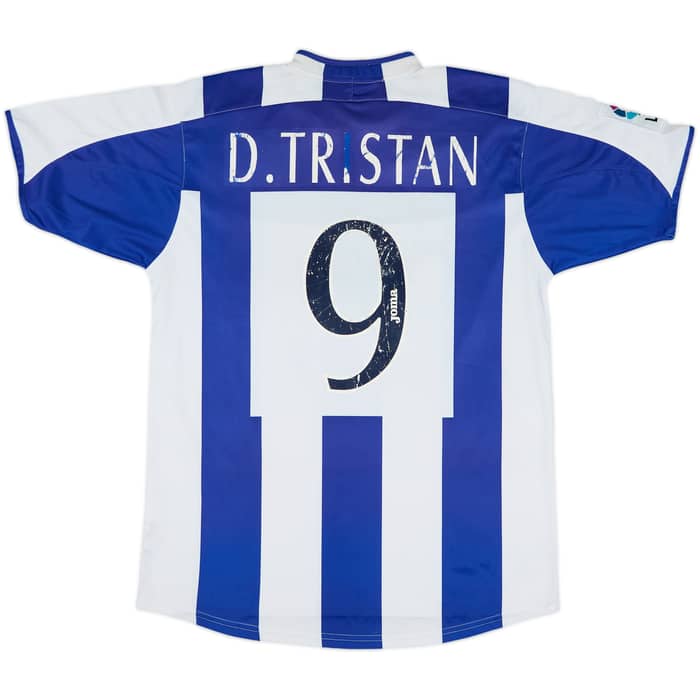 2003-04 Deportivo de La Coruna Home Shirt D.Tristan #9 - 4/10 - (L)