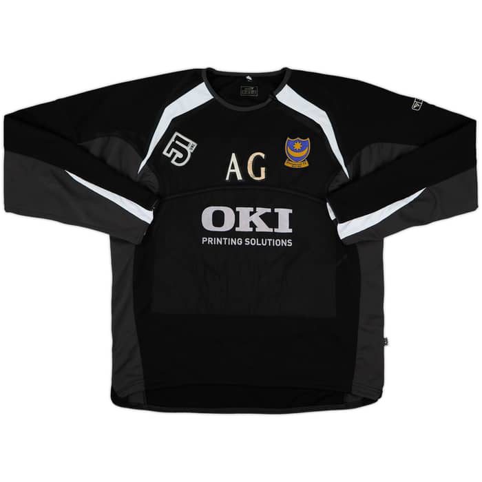 2005-06 Portsmouth Jako Staff Issue 1/4 Zip Drill Top AG - 7/10 - (XL)